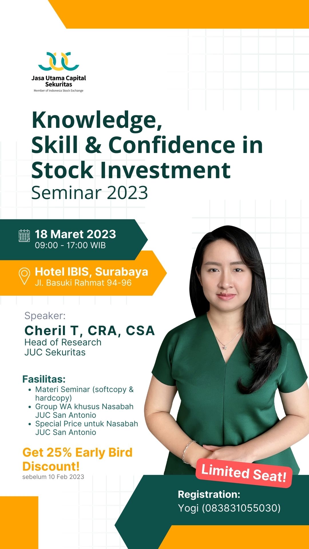 Come and Join Us Knowledge, Skill, and Confidence in Stock